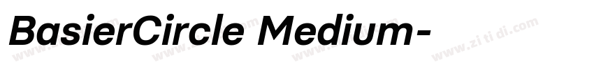 BasierCircle Medium字体转换 BasierCircle Medium字体转换